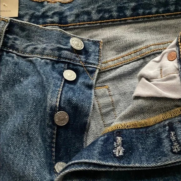 NWT Men’s 501 Original Jeans Size 30/30 - Picture 6 of 8